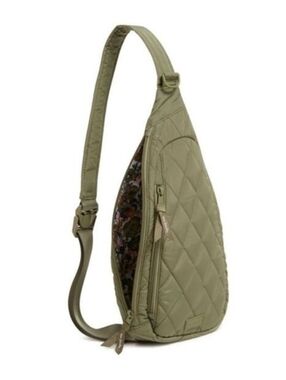 VERA BRADLEY ULTRALIGHT ESSENTIAL SLING BACKPACK IN SAGE GREEN